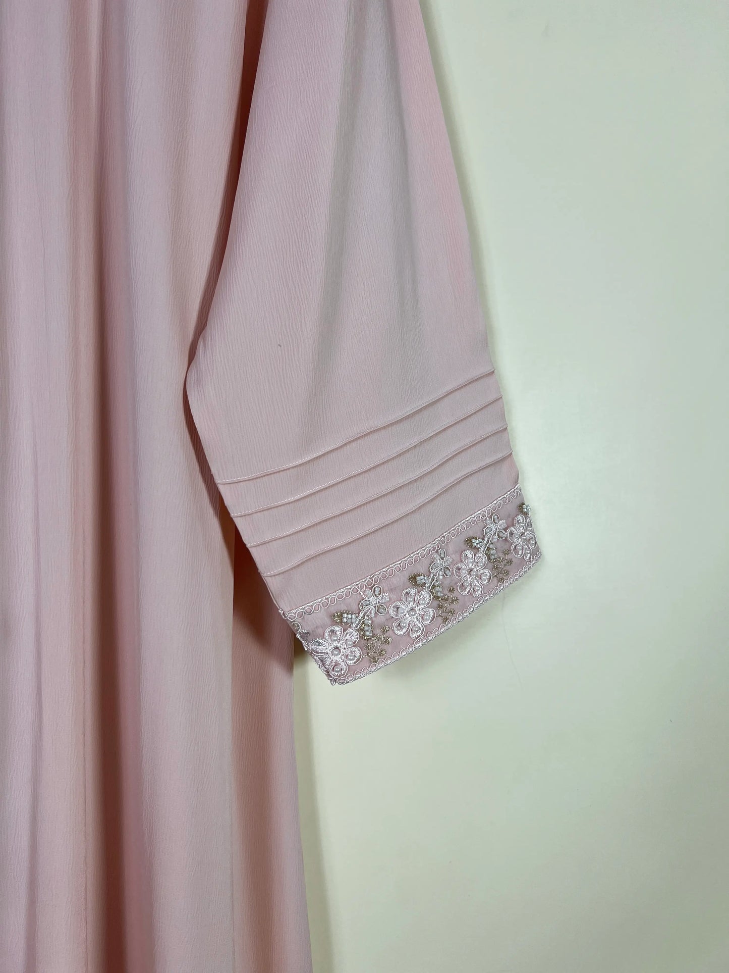 Dusty Rose - Dream Lace Abaya HJ1672