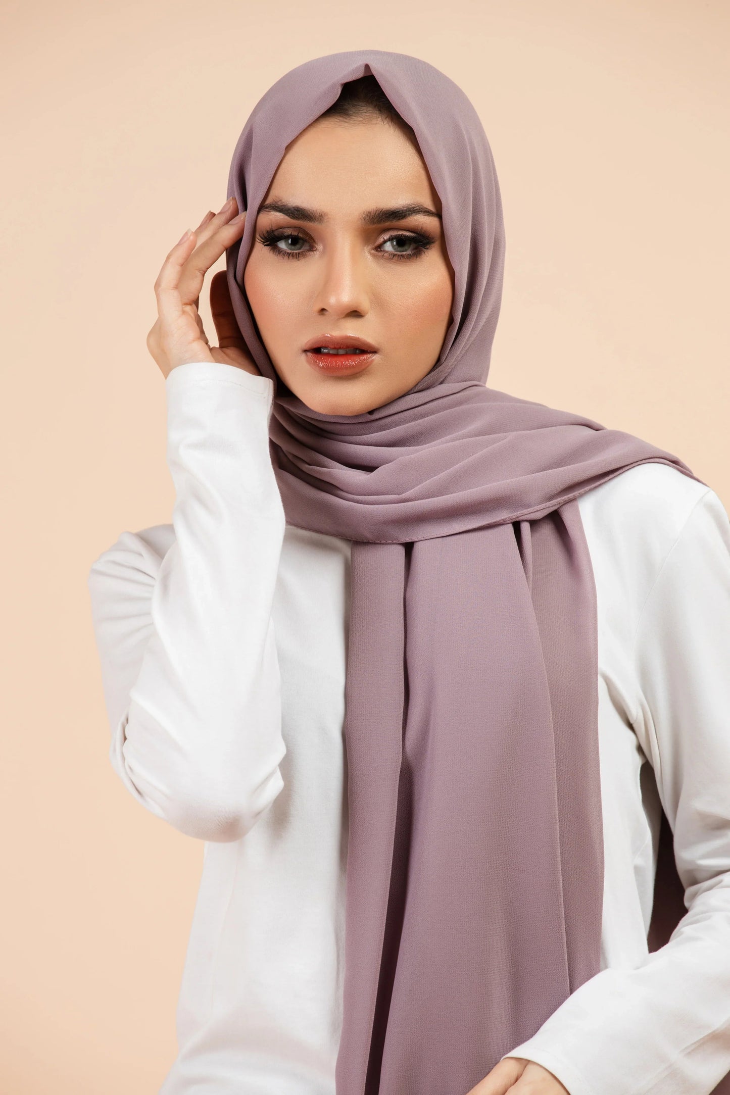 Premium Georgette Hijab - Amethyst