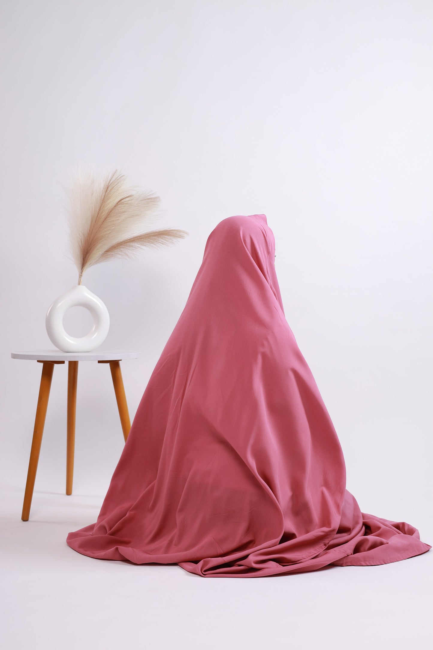 Full Coverage Namaz Chadar - Vintage Pink