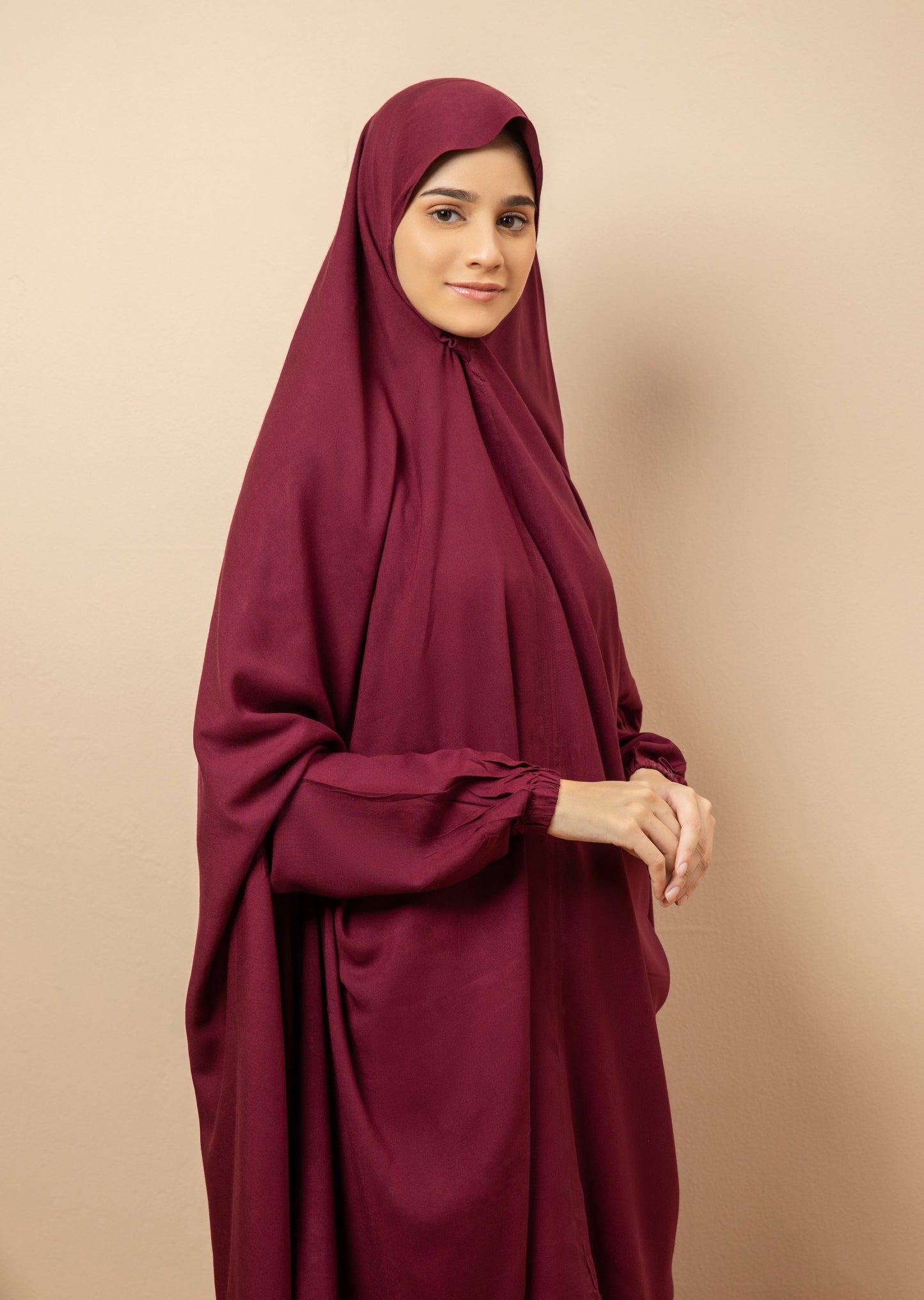 Full Coverage Namaz Chadar - Maroon