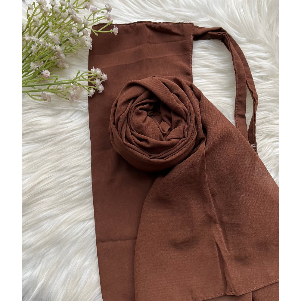 Hijab Naqab Set - Brown