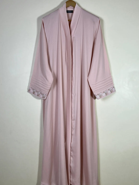 Dusty Rose - Dream Lace Abaya HJ1672