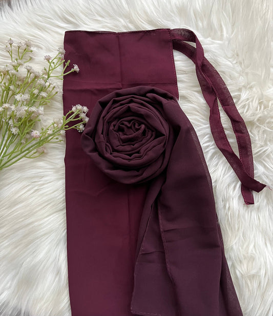 Hijab Naqab Set - Grape