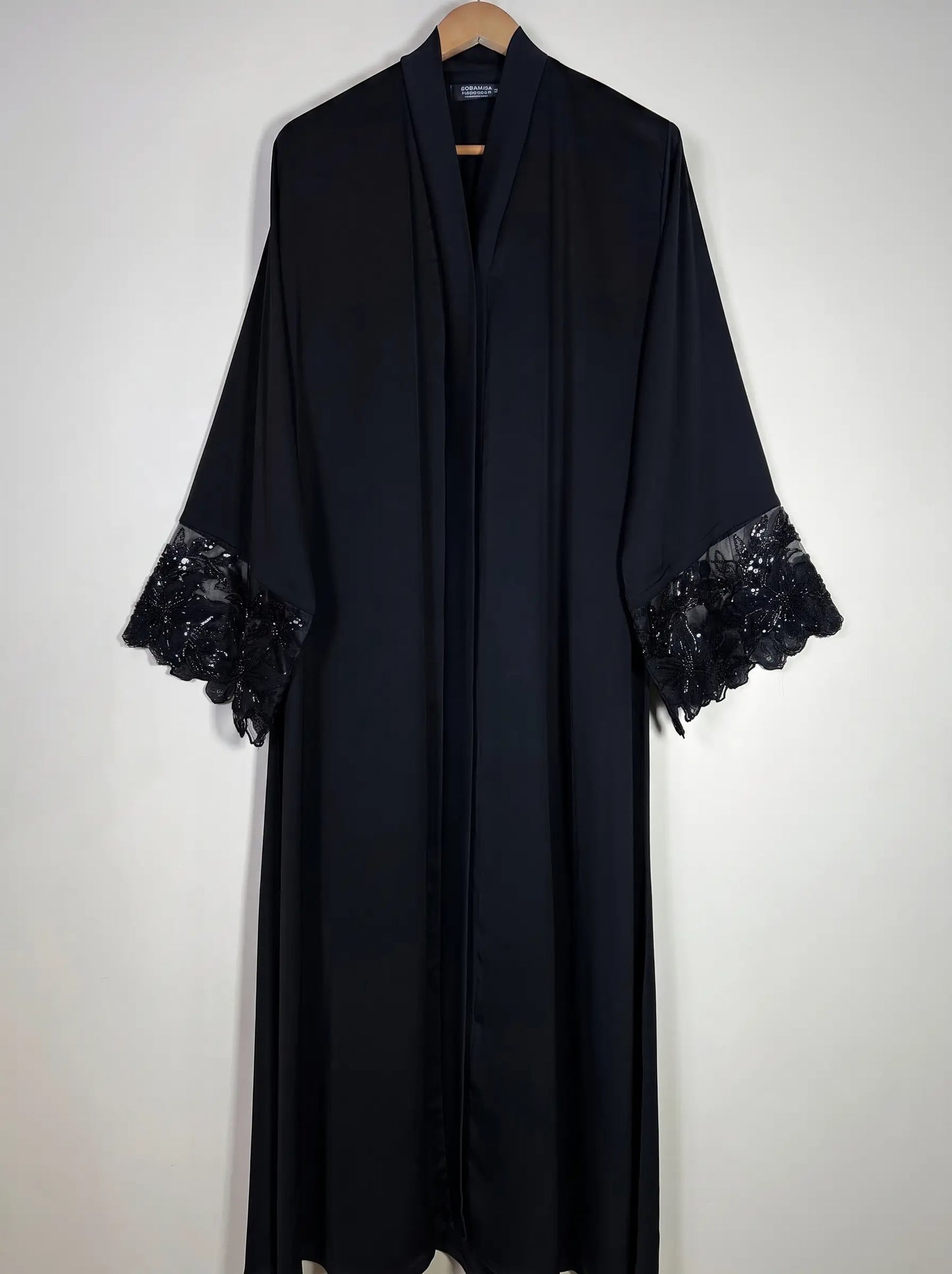 Black - Luxe Noir Abaya HJ1680