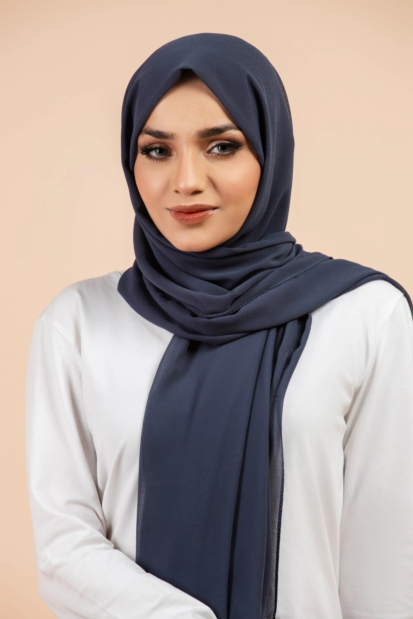 Premium Georgette Hijab - Anchor