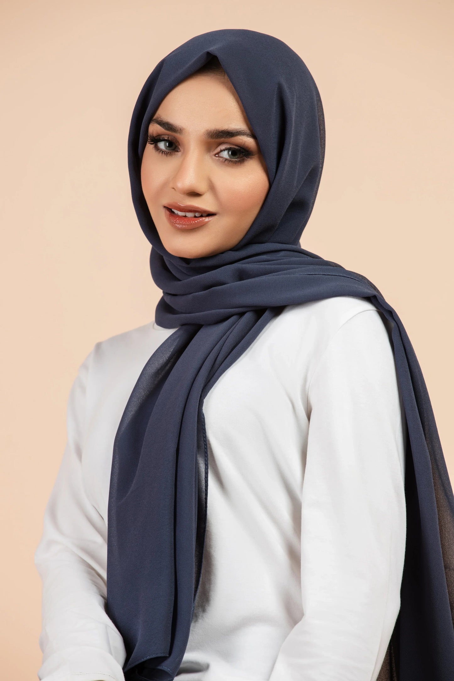 Premium Georgette Hijab - Anchor