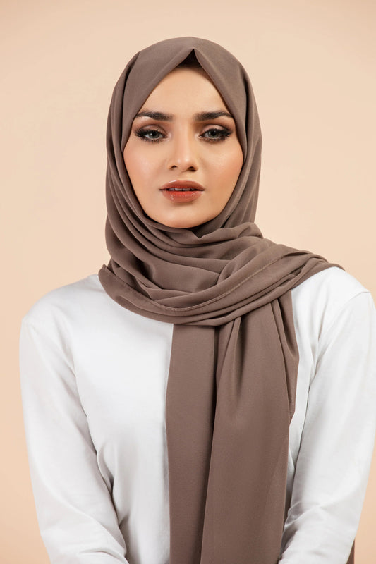 Premium Georgette Hijab - Cedar