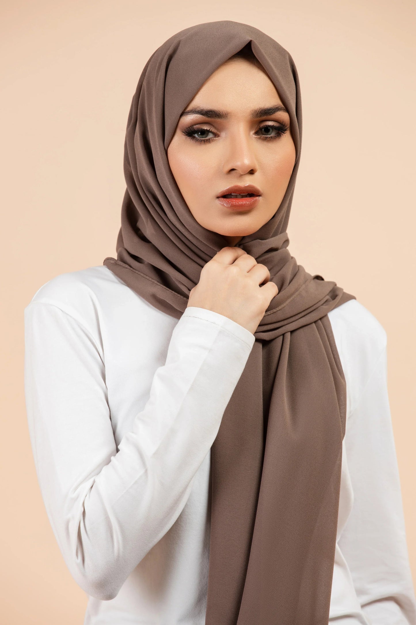Premium Georgette Hijab - Cedar