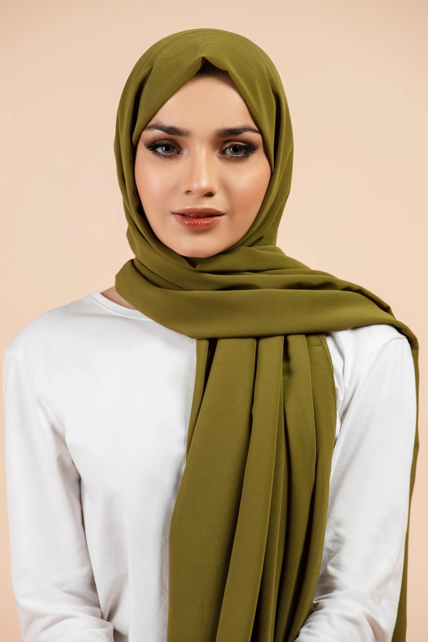 Premium Georgette Hijab - Henna