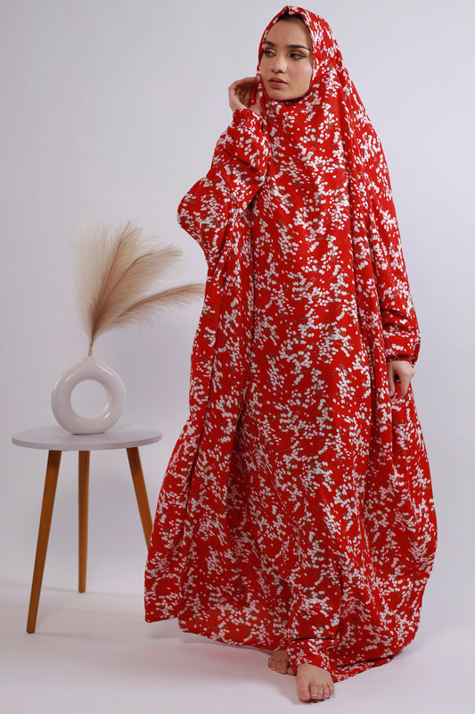 Full Coverage Namaz Chadar - Rose Radiance