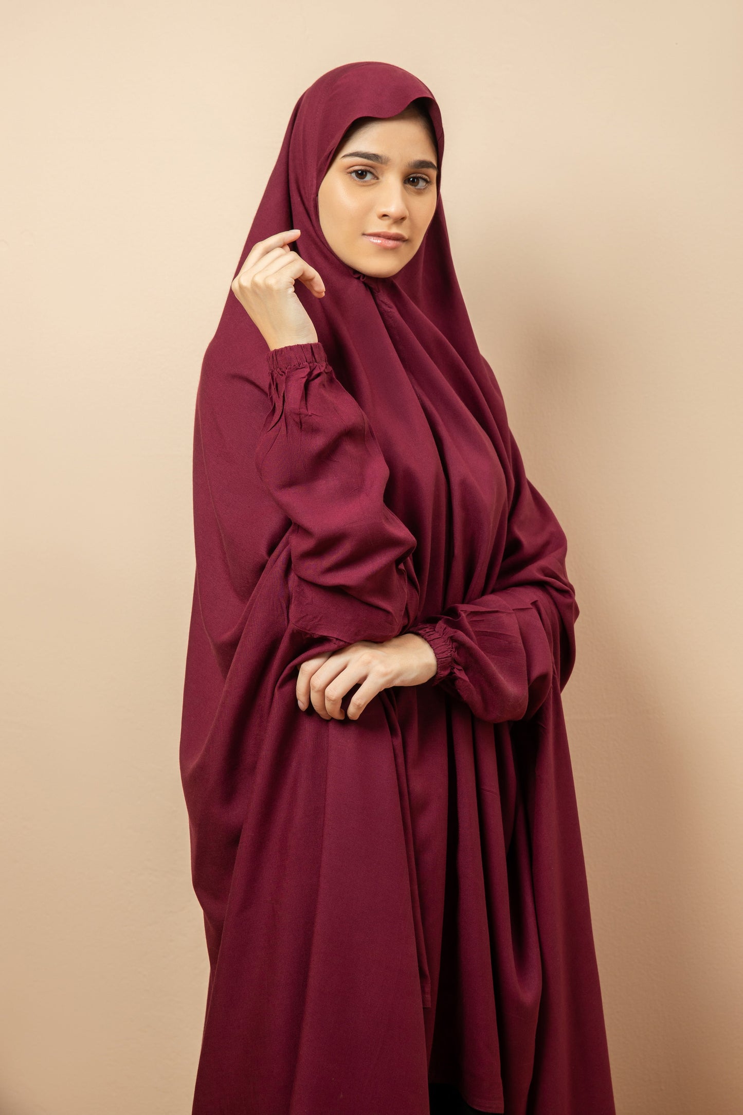 Full Coverage Namaz Chadar - Maroon