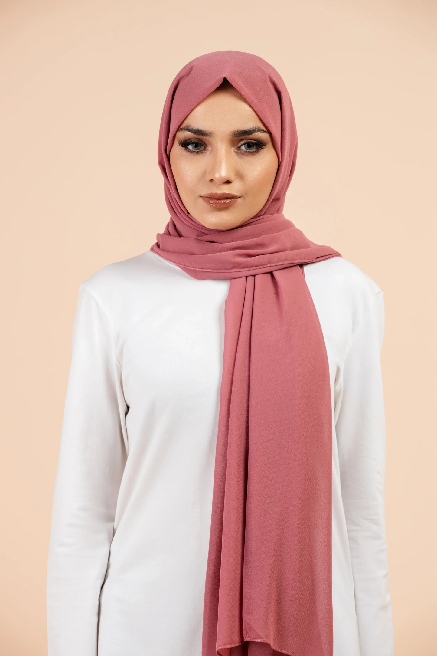 Premium Georgette Hijab - Orchid