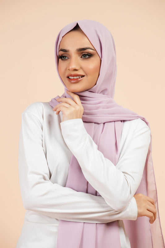 Premium Georgette Hijab - Periwinkle