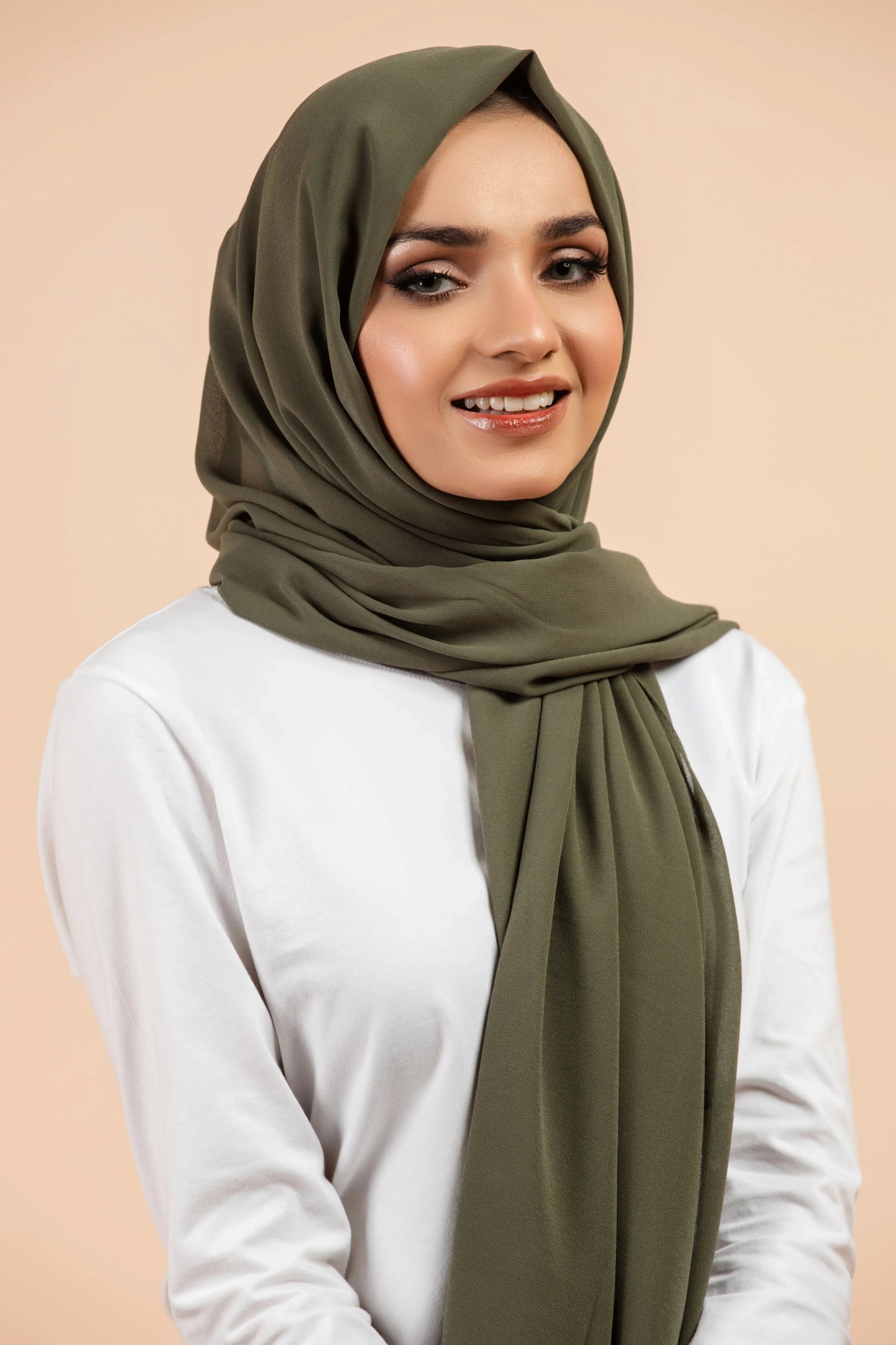 Premium Georgette Hijab - Sage